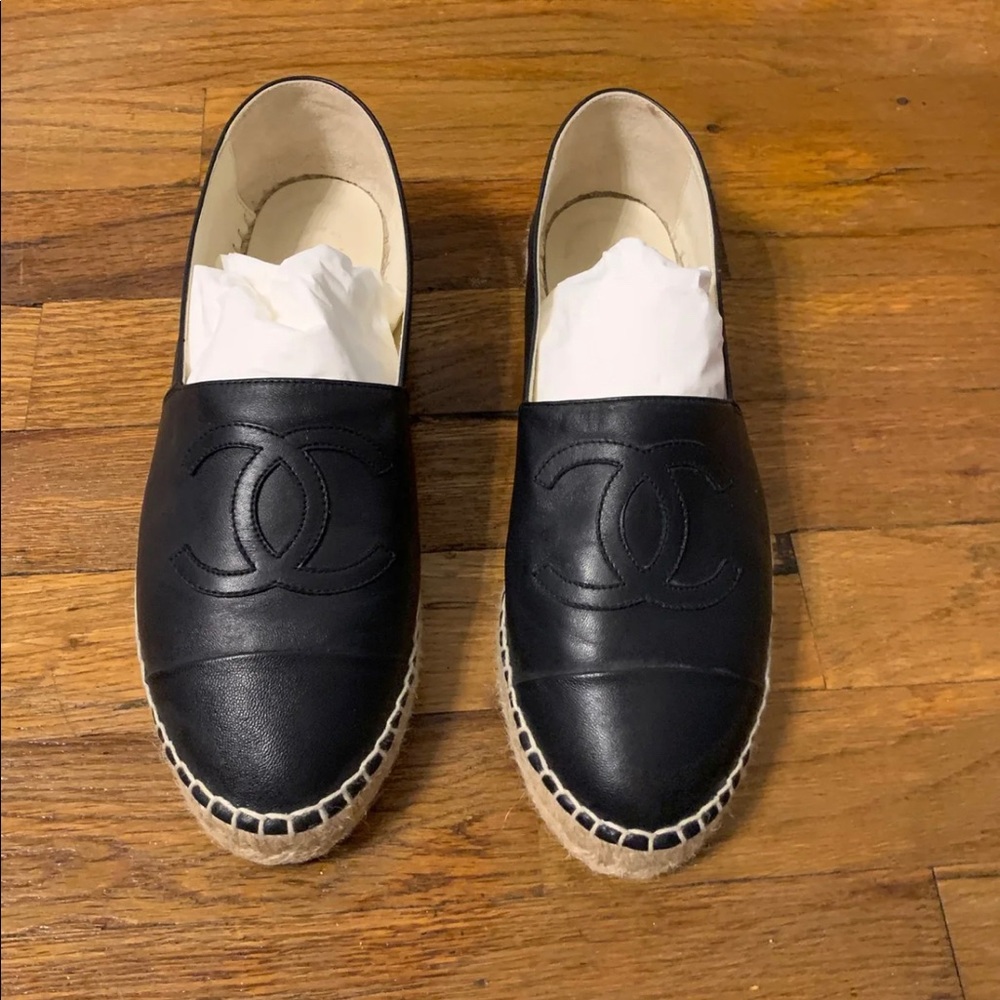 Chanel Lambskin Espadrilles